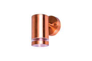 Up & Down Lights - Integral Outdoor Stainless Steel Down Wall Light IP65 1Xgu10 Copper (ILDED040)