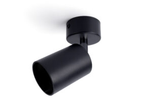 Integral Siena Iindoor Ceiling Light Single Gu10 Spotlight IP20 Black