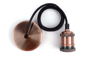 Integral Indoor Pendant Lamp Holder E27 IP20  1.2M Cable  Copper