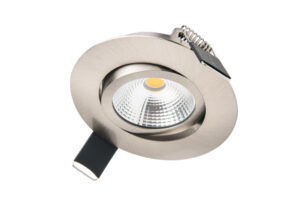 Integrated Downlights - Integral Ultra Slim Tiltable Downlight 65Mm Cutout 6.5W 650Lm 100Lm/W 3000K (ILDL65L003)