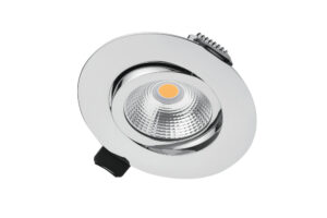 Integrated Downlights - Integral Ultra Slim Tiltable Downlight 65Mm Cutout 6.5W 650Lm 100Lm/W 3000K (ILDL65L004)