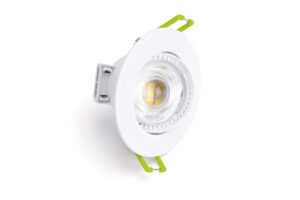 Integrated Downlights - Integral Compact Eco Led Downlight IP44 30 Deg Tiltable 2.7W 520Lm 4000K Non-Dimm 68Mm Cut Out (ILDL68G016)