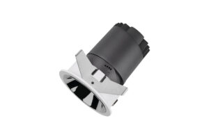 Integrated Downlights - Integral Accentpro Led Downlight 55 Deg Beam Angle 3000K Cri90 Mirror Silver Round 34Vdc 200Ma Without Driver (ILDL75P009)