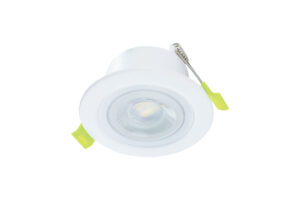 Integral Ecoguard Fire Rated Downlight 65Mm Cutout IP65 600Lm 5W 4000K 38 Beam Dimmable 120Lm/W White