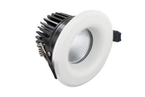 Integrated Downlights - Integral Luxfire Fire Rated Downlight 70Mm Cutout IP65 410Lm 6W 3000K 36 Beam Dimmable 68Lm/W White (ILDLFR70A001)