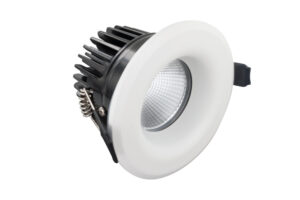Integrated Downlights - Integral Luxfire Fire Rated Downlight 70Mm Cutout IP65 450Lm 6W 4000K 36 Beam Dimmable 75Lm/W White (ILDLFR70A002)