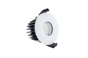 Integrated Downlights - Integral Low-Profile Fire Rated Downlight 6W 4000K 38 Beam Dimmable 86Lm/W White (ILDLFR70B003)