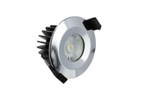 Integrated Downlights - Integral Low-Profile Fire Rated Downlight 70-75Mm Cutout IP65 440Lm 6W 4000K Dimmable Polished Chrome (ILDLFR70B009)