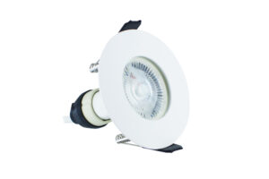 Integral Evofire Fire Rated Downlight 70Mm Cutout IP65 White Round *No Gu10 Holder*