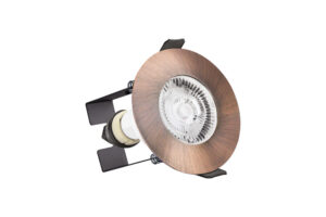 Integral Evofire Fire Rated Downlight 70Mm Cutout IP65 Copper Round +Gu10 Holder & Insulation Guard