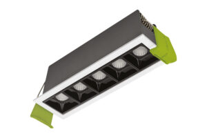 Integral Tracelux 10W 5 Light 4000K Recessed Linear Downlight Led 140Mm By 37Mm Cutout Without Driver