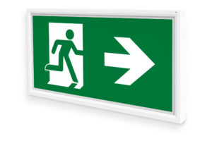 Exit Signs - Integral Emergency Exit Box 1W 60Lm 3Hr Maintained Or Non-Maintained (ILEMES062)