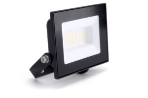 Domestic - Integral Compact Slim Floodlight 20W 2000Lm 3000K 120 Beam 100Lm/W IP65 Ik08 Led Black (ILFLE003)