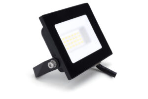 Domestic - Integral Compact Slim Floodlight 20W 2000Lm 4000K 120 Beam 100Lm/W IP65 Ik08 Led Black (ILFLE017)