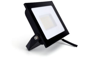 Domestic - Integral Compact Slim Floodlight 50W 5000Lm 4000K 120 Beam 100Lm/W IP65 Ik08 Led Black (ILFLE021)