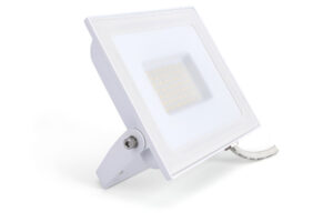 Domestic - Integral Compact Slim Floodlight 50W 5000Lm 4000K 120 Beam 100Lm/W IP65 Ik08 Led White (ILFLE022)