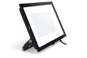 Domestic - Integral Compact Slim Floodlight 200W 20000Lm 4000K 120 Beam 100Lm/W IP65 Ik08 Led Black (ILFLE027)