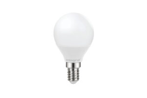 E14 Bulbs - Integral Golf Ball Bulb E14 470Lm 4.9W 2700K Dimmable 240 Beam Frosted (ILGOLFE14DC044)
