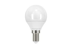 E14 Bulbs - Integral Golf Ball Bulb E14 250Lm 2.2W 2700K Non-Dimm 240 Beam Frosted (ILGOLFE14NC004)