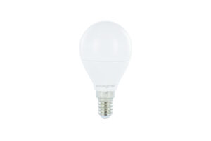 E14 Bulbs - Integral Golf Ball Bulb E14 806Lm 7.3W 2700K Non-Dimm 220 Beam Frosted (ILGOLFE14NC040)