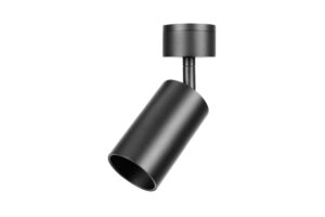 Integral Spotlight S1 56Mm Diameter 100Mm Length Gu10 Led Base Surface Mounted Adjustable Black