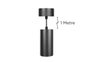 Integral Spotlight S2 Gu10 Led Base Surface Mounted Suspended Pendant 1M Black