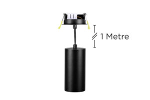 Integral Spotlight S2 65Mm Diameter 130Mm Length Gu10 Led Recessed Mounted 70Mm