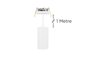 Integral Spotlight S2 65Mm Diameter 130Mm Length Gu10 Led Recessed Mounted 70Mm