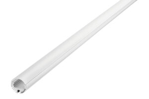 Integral Profile Aluminium Round 2M Frosted Diffuser 20.8Mm Dia For  12Mm  2 Endcaps 4  Brackets