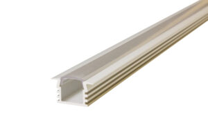 Integral Profile Recessed 2M Clear Slide In Diffuser 22 X 12.2Mm