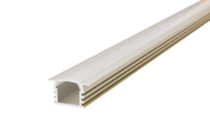 Integral Profile Recessed 1M Frosted Slide In Diffuser 22 X 12.2Mm