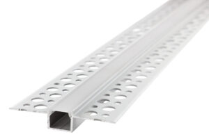 Integral Profile Narrow Recessed 2M Frosted Diffuser Include 2 Endcaps