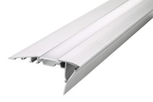 Integral Profile Stair Surface Mount 1M Frosted Diffuser Include 2 Endcaps And 4 Screws