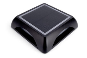 Wall Lighting - Integral True Solar Outdoor Square Ground And Wall Light IP65 Adjustable 15/45/60Lm 1.2W 3000K Black (ILSGDB010)