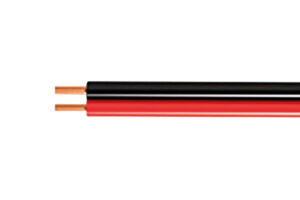 Accessories - Integral 2 Core Cable 0.75Mm? Red/Black Wire 1M Length For 12-48Vdc Single Colour Led Strips 6A Max Load (ILSTAA352)