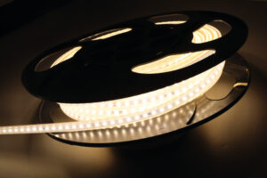 Integral Ultra Long Strip IP67 30Mtr 4000K 48V 8W/M 1015Lm/M 84Led/M 14Mm Width Bag Pack (Driver Hlg-320H-48A)