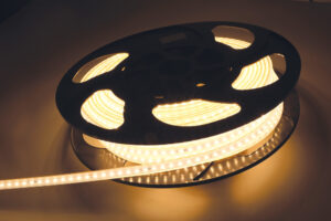 Integral Ultra Long Strip IP67 40Mtr 3000K 48V 8W/M 950Lm/M 84Led/M 14Mm Width Bag Pack (Driver Hlg-480H-48A)