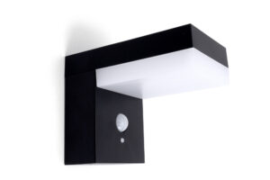 Wall Lighting - Integral True Solar Outdoor Wall Light IP44 Adjustable 60/360/ 575Lm 6W 3000K Black (ILSWLB006)