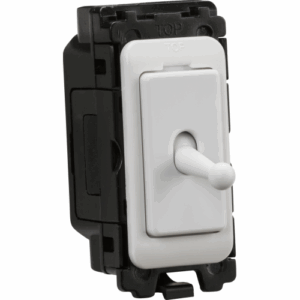 Curved Edge - Knightsbridge White 20AX DP Toggle Switch Module (CUGM6TOG)