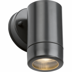 ML Accessories - Knightsbridge EAMON 230V IP54 GU10 Polycarbonate Single Wall light Anthracite (EA1A)