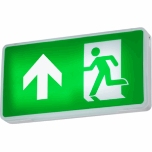 Exit Signs - Knightsbridge 230V 4W LED Emergency Exit Sign - Self-test (EMRNSTL)