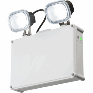 Knightsbridge 230V IP65 2 x 3W LED Twin Emergency Spotlight