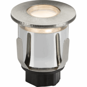 Ground & Drive Over - Knightsbridge 230V IP65 0.6W LED Mini Ground Light comes with three Interchangeable Heads - 3000K (LEDM06WW)