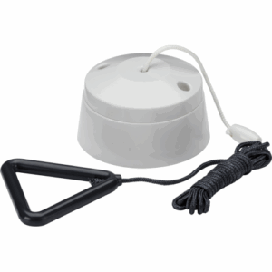 Curved Edge - Knightsbridge 10AX 2-way Pull Cord Switch [Part M Compliant] (PM8300)