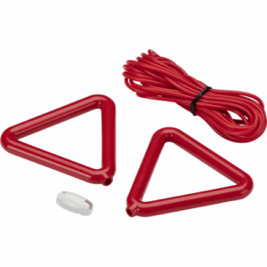 Curved Edge - Knightsbridge 3M Red Pull Cord With Joint Union & 2 x Red Bangles (PMCORDR)
