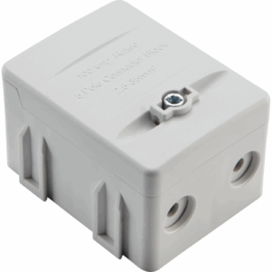 Knightsbridge 100A 5-way SP Connector Block - White (L3)