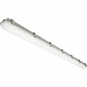 Anti Corrosives - Knightsbridge 230V IP65 IK08 6ft Selectable 30W/60W CCT Adjustable Microwave Non-Corrosive (TORCWM6)