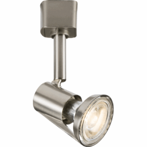 Knightsbridge Single Circuit - Knightsbridge 230V GU10 Track Spotlight - Brushed Chrome (TRKSP5ABC)