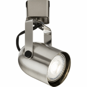 Knightsbridge Single Circuit - Knightsbridge 230V GU10 Track Spotlight - Brushed Chrome (TRKSP9ABC)