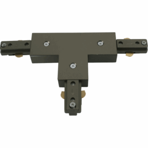 Knightsbridge Single Circuit - Knightsbridge 230V Track T-connector - Satin Nickel (TRKT1S)